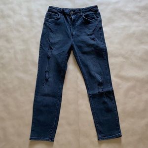 Forever 21 High Waist Button Fly Jeans